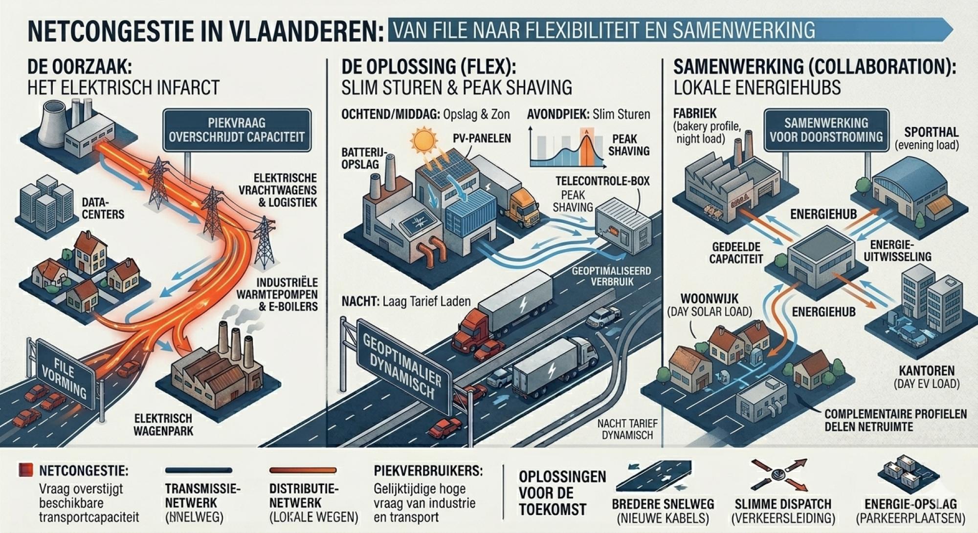 Netcongestie in Vlaanderen - overzicht