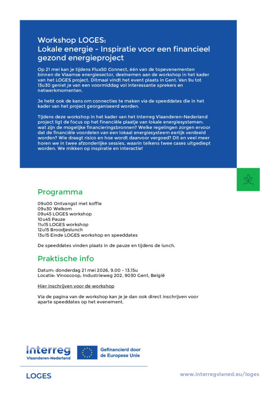 20260521 Uitnodiging LOGES Workshop + Speeddates F50 Connect_DVDE - Web PDF